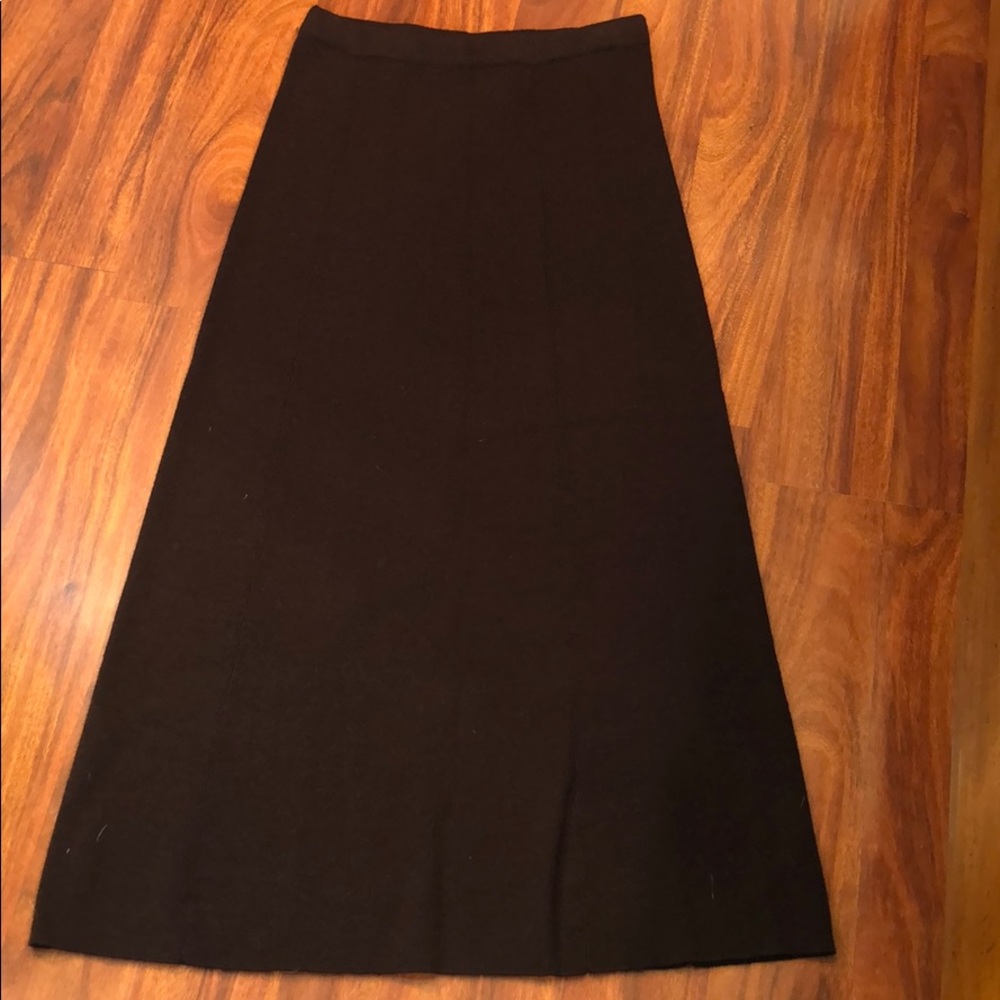 DKNY wool maxi skirt